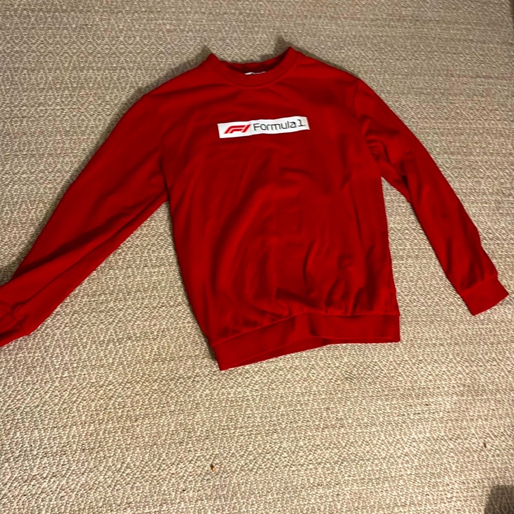 Red formula one sweater, h&m